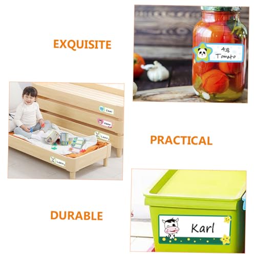 ROMISBABA 4 Rollen Namensaufkleber Selbstklebend Etiketten Sticker Einfach Abziehbar Für Kindergarten Schule Büro Lager Label ROMISBABA 4 Rollen Namensaufkleber Selbstklebend Etiketten Sticker Einfach Abziehbar Für Kindergarten Schule Büro Lager Label von ROMISBABA