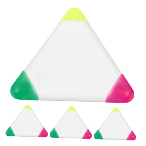 ROMISBABA 4 Stück Dreieckiger Fluoreszierender Textmarker Kompakte Leichte Marker mit Leuchtenden Farben für Schule Studium und Büro als Buchmarker Hervorheben Wichtiger ROMISBABA 4 Stück Dreieckiger Fluoreszierender Textmarker Kompakte Leichte Marker mit Leuchtenden Farben für Schule Studium und Büro als Buchmarker Hervorheben Wichtiger von ROMISBABA