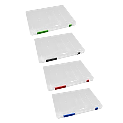 ROMISBABA 4 Stück Teiliges Dokumentenboxen Tragbare Transparente Aktenordner für Büro Schule zur Aufbewahrung und Organisation von Unterlagen Blau Schwarz Rot Grün ROMISBABA 4 Stück Teiliges Dokumentenboxen Tragbare Transparente Aktenordner für Büro Schule zur Aufbewahrung und Organisation von Unterlagen Blau Schwarz Rot Grün von ROMISBABA