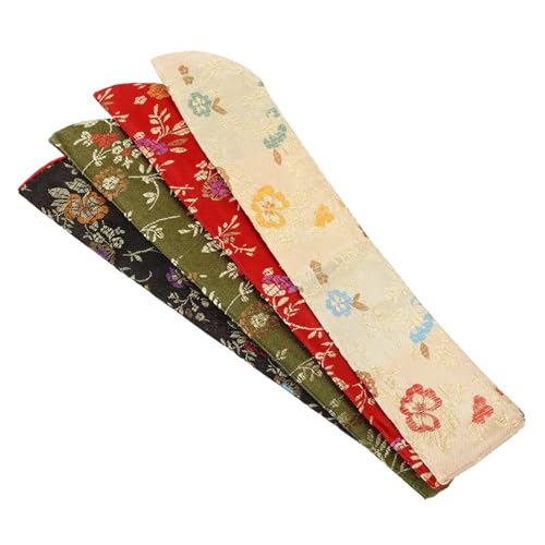 ROMISBABA 4 Stück Teiliges Japanische Handfächer Hülle aus Faltbare Handventilator Tasche mit Spitzen Design Leichtes Kompaktes Zubehör für Hochzeit Party und Geschenkverpackung ROMISBABA 4 Stück Teiliges Japanische Handfächer Hülle aus Faltbare Handventilator Tasche mit Spitzen Design Leichtes Kompaktes Zubehör für Hochzeit Party und Geschenkverpackung von ROMISBABA