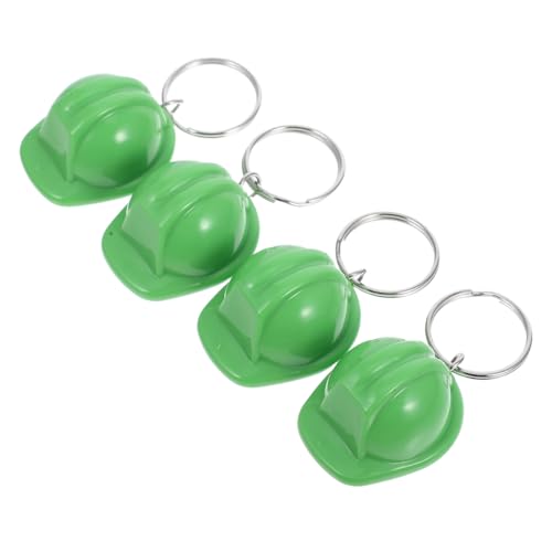 ROMISBABA 4 Stück Teiliges Mini Bauhelm Schlüsselanhänger aus Robustem Einzigartiges Design Leicht und Tragbar für Baustellen Partygeschenke und Alltag Grün ROMISBABA 4 Stück Teiliges Mini Bauhelm Schlüsselanhänger aus Robustem Einzigartiges Design Leicht und Tragbar für Baustellen Partygeschenke und Alltag Grün von ROMISBABA