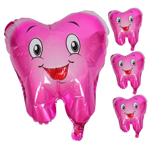 ROMISBABA 4 Stück Teiliges Zahnballons aus Stabilem PE Material Cartoonartige Babyparty Dekoration Langlebige Sichere Folienballons für Shower und Kindergeburtstag Spielerisches Design für ROMISBABA 4 Stück Teiliges Zahnballons aus Stabilem PE Material Cartoonartige Babyparty Dekoration Langlebige Sichere Folienballons für Shower und Kindergeburtstag Spielerisches Design für von ROMISBABA