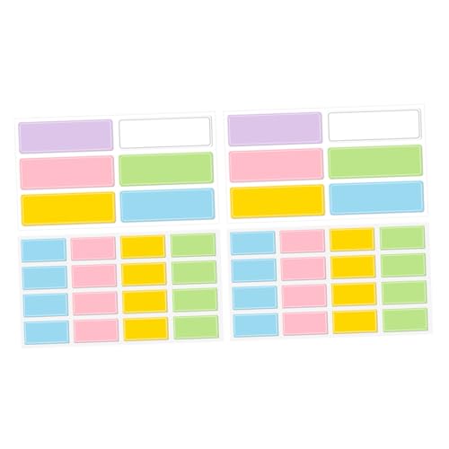 ROMISBABA 40 Blatt Selbstklebende Etiketten Aufkleber Farbige Klassifizierungsaufkleber für Haushalt Beschriftbare Markierungssticker Abziehbar Langlebig für Vorratsdosen Marmeladengläser ROMISBABA 40 Blatt Selbstklebende Etiketten Aufkleber Farbige Klassifizierungsaufkleber für Haushalt Beschriftbare Markierungssticker Abziehbar Langlebig für Vorratsdosen Marmeladengläser von ROMISBABA