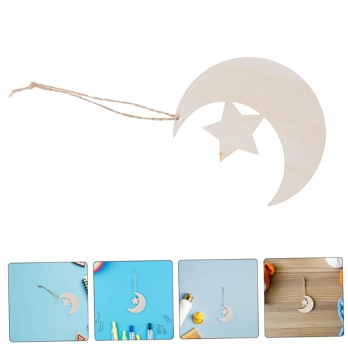ROMISBABA 40 Stück Teiliges Holz Mond Stern Ausschnitte Unlackiert Blanko Holzformen für Diy Bastelanhänger Babyzimmer Dekoration Natürliche Holzornamente Kreative Handwerksideen ROMISBABA 40 Stück Teiliges Holz Mond Stern Ausschnitte Unlackiert Blanko Holzformen für Diy Bastelanhänger Babyzimmer Dekoration Natürliche Holzornamente Kreative Handwerksideen von ROMISBABA