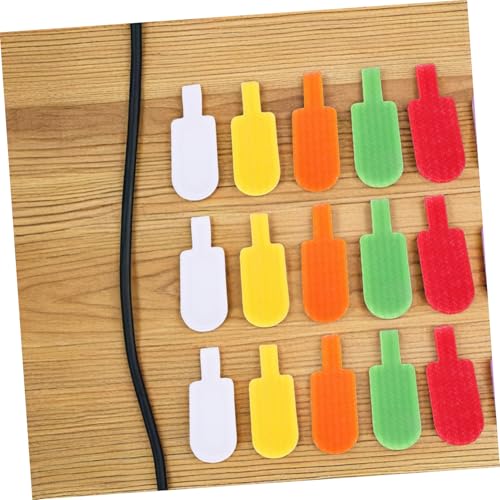 ROMISBABA 40 Stück Teiliges Kabelbeschriftungsset Mehrfarbige Wiederverwendbare Kabelbinder mit Schreibbare Kabelorganizer zur Klaren Kabelidentifikation im Home und Bürobereich ROMISBABA 40 Stück Teiliges Kabelbeschriftungsset Mehrfarbige Wiederverwendbare Kabelbinder mit Schreibbare Kabelorganizer zur Klaren Kabelidentifikation im Home und Bürobereich von ROMISBABA