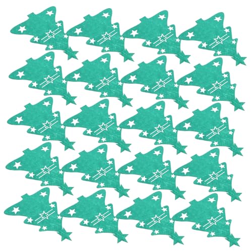 ROMISBABA 48 Stück Teiliges Weihnachtsbaum aus Grünem Filz Weihnachtliche Bestecktaschen für Gabel und Löffel Festliche Tischdeko für Party und Feiertagsessen ROMISBABA 48 Stück Teiliges Weihnachtsbaum aus Grünem Filz Weihnachtliche Bestecktaschen für Gabel und Löffel Festliche Tischdeko für Party und Feiertagsessen von ROMISBABA