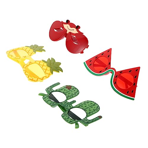 ROMISBABA 4Stücke Lustige Sonnenbrillen für Partys Kreative Kostümbrillen Bunten Designs Wassermelone Ananas für Erwachsene Accessoires ROMISBABA 4Stücke Lustige Sonnenbrillen für Partys Kreative Kostümbrillen Bunten Designs Wassermelone Ananas für Erwachsene Accessoires von ROMISBABA