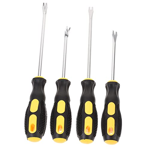 ROMISBABA 4Stücke Nagelabzieher Multifunktionale Hirtnägelzange für Entferner für Klammern und Nägel Kompaktes Design für Büro von ROMISBABA