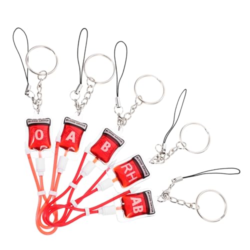 ROMISBABA 5 Stück Schlüsselanhänger mit Halloween-Vampir-Schlüsselanhänger Schlüsselhalter Tasche Dunkel gotisch hängende Zubehör für Abs rot ROMISBABA 5 Stück Schlüsselanhänger mit Halloween-Vampir-Schlüsselanhänger Schlüsselhalter Tasche Dunkel gotisch hängende Zubehör für Abs rot von ROMISBABA