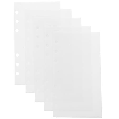 ROMISBABA 5 Stück Teiliges Budget Binder Einsätze Tragbare Budgettaschen für Ordner Wiederverwendbare Cash Container für Haushaltsbuch und Geldumschläge von ROMISBABA
