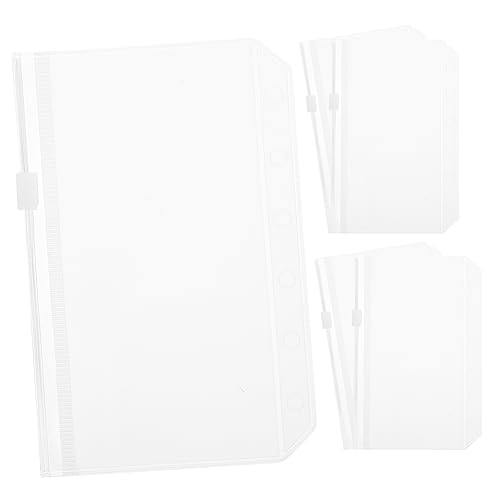 ROMISBABA 5 Stück Transparente Binder Taschen mit Reißverschluss Lose Organizer Beutel für Din Ordner Praktische Dokumentenaufbewahrung für Büro Schule und Unterwegs ROMISBABA 5 Stück Transparente Binder Taschen mit Reißverschluss Lose Organizer Beutel für Din Ordner Praktische Dokumentenaufbewahrung für Büro Schule und Unterwegs von ROMISBABA