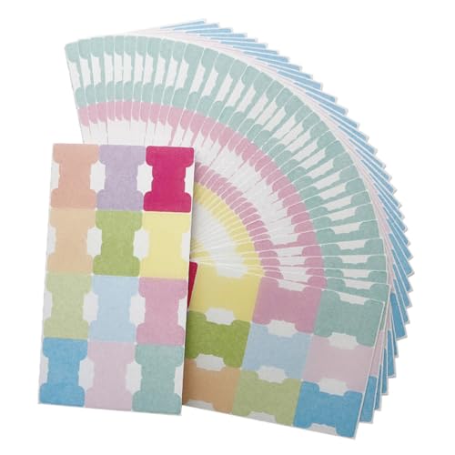 ROMISBABA 50 Blatt Bunte Selbstklebende Index Tabs Schreibbare Haftnotizen Für Bücher Ordner Büro und Schule Stark Haftende Beschreibbare Klebezettel für Organisieren und Markieren ROMISBABA 50 Blatt Bunte Selbstklebende Index Tabs Schreibbare Haftnotizen Für Bücher Ordner Büro und Schule Stark Haftende Beschreibbare Klebezettel für Organisieren und Markieren von ROMISBABA
