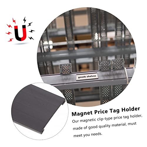 ROMISBABA 50 Stück Magnetische Preisschildhalter Praktische Leichte Etikettenhalter Für Supermarkt Lager Und Warenregal Wiederbeschreibbar Und Einfach Zu Befestigen ROMISBABA 50 Stück Magnetische Preisschildhalter Praktische Leichte Etikettenhalter Für Supermarkt Lager Und Warenregal Wiederbeschreibbar Und Einfach Zu Befestigen von ROMISBABA