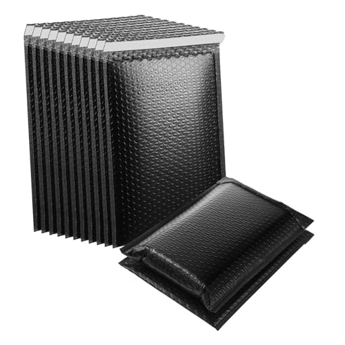 ROMISBABA 50 Stück Schwarze Gepolsterte Luftpolster Versandtaschen Selbstklebend Stoßdämpfend für Kleine Unternehmen Kleidung Kosmetik Verpackung ROMISBABA 50 Stück Schwarze Gepolsterte Luftpolster Versandtaschen Selbstklebend Stoßdämpfend für Kleine Unternehmen Kleidung Kosmetik Verpackung von ROMISBABA