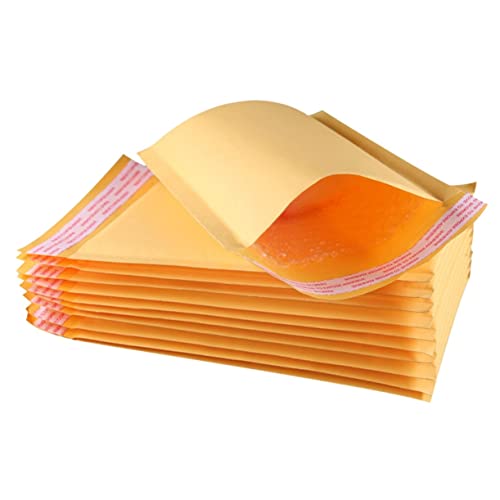 ROMISBABA 50 Stück aus Kraftpapier Selbstklebend Versandtaschen für Sicheren Versand und Schutz von Briefen und Paketen von ROMISBABA