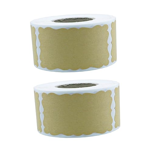 ROMISBABA 500Stücke Kraftpapier Aufkleber Selbstklebende für DIY Projekte und Marmeladengläser Hochzeiten und Personalisierte ROMISBABA 500Stücke Kraftpapier Aufkleber Selbstklebende für DIY Projekte und Marmeladengläser Hochzeiten und Personalisierte von ROMISBABA