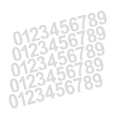 ROMISBABA 5Blätter Selbstklebende Helmaufkleber Wasserdichte Digitale Nummern für Außenanwendungen für Mailboxen Mülleimer und Beschilderungen ROMISBABA 5Blätter Selbstklebende Helmaufkleber Wasserdichte Digitale Nummern für Außenanwendungen für Mailboxen Mülleimer und Beschilderungen von ROMISBABA