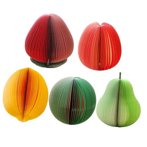 ROMISBABA 5Stücke Frucht Notizaufkleber Herzform Memo Pads für Schule Büro Abnehmbar für Erinnerungen Listen Dekoration Wassermelone Apfel Erdbeere Zitrone Birne ROMISBABA 5Stücke Frucht Notizaufkleber Herzform Memo Pads für Schule Büro Abnehmbar für Erinnerungen Listen Dekoration Wassermelone Apfel Erdbeere Zitrone Birne von ROMISBABA