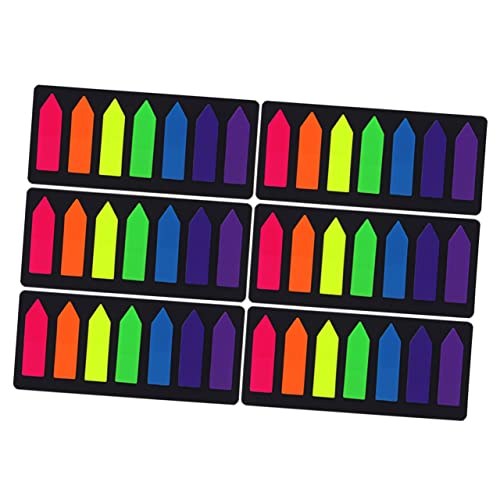 ROMISBABA 6 Sätze Teiliges Fluoreszierende Haftnotizen mit Farbiger Linealkarte Selbstklebend Doppelseitig Beschriftbar Reißbar für Büro Schule und Organisation ROMISBABA 6 Sätze Teiliges Fluoreszierende Haftnotizen mit Farbiger Linealkarte Selbstklebend Doppelseitig Beschriftbar Reißbar für Büro Schule und Organisation von ROMISBABA