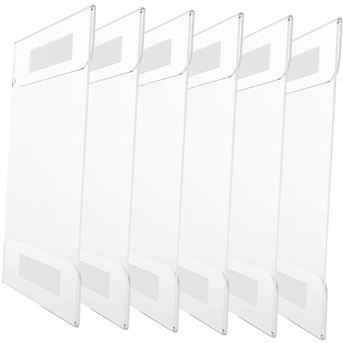 ROMISBABA 6 Stück Teiliges Acryl Preisschild Aufsteller Transparent Stabil für Tisch Theke Vielseitig Einsetzbar für Werbung Menükarten Fotos Geeignet für Hochzeit Restaurant Büro und ROMISBABA 6 Stück Teiliges Acryl Preisschild Aufsteller Transparent Stabil für Tisch Theke Vielseitig Einsetzbar für Werbung Menükarten Fotos Geeignet für Hochzeit Restaurant Büro und von ROMISBABA