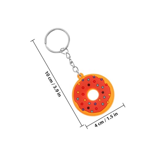 ROMISBABA 6 Stück Teiliges Donut Schlüsselanhänger aus Weichem PVC Süßer Dessert anhänger für Taschen und Rucksäcke Niedliches Partygeschenk und Dekorativer Bag Hanging Charm ROMISBABA 6 Stück Teiliges Donut Schlüsselanhänger aus Weichem PVC Süßer Dessert anhänger für Taschen und Rucksäcke Niedliches Partygeschenk und Dekorativer Bag Hanging Charm von ROMISBABA