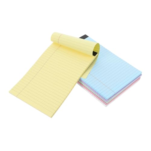 ROMISBABA 6 Stück Teiliges Notizblock Liniert Abreißbar Dickes Papier Tragbarer Schreibblock für Büro Schule Alltag mit Farbigen Blättern Weiß Gelb Rosa Grün Blau ROMISBABA 6 Stück Teiliges Notizblock Liniert Abreißbar Dickes Papier Tragbarer Schreibblock für Büro Schule Alltag mit Farbigen Blättern Weiß Gelb Rosa Grün Blau von ROMISBABA
