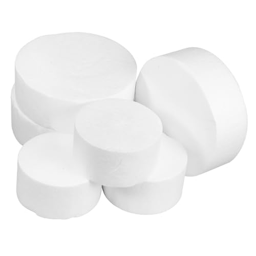 ROMISBABA 6 Stück Teiliges Runde Schaumstoff Kuchenformen DIY Tortendeko Übungsschablonen für Fondant Kuchenböden Basteln Backzubehör von ROMISBABA