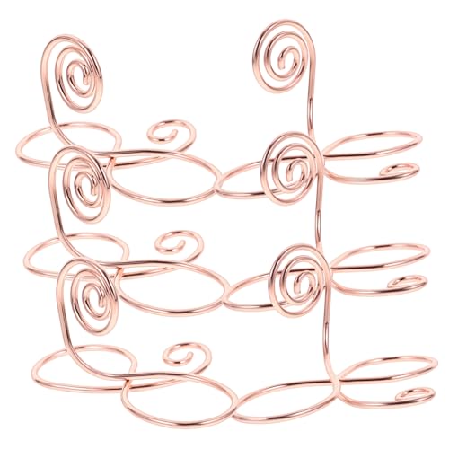 ROMISBABA 6 Stück Teiliges Tischkartenhalter aus Kreative Foto und Menüständer für Hochzeiten Tischnummern und Dekoration Stabil und Praktisch Roségold ROMISBABA 6 Stück Teiliges Tischkartenhalter aus Kreative Foto und Menüständer für Hochzeiten Tischnummern und Dekoration Stabil und Praktisch Roségold von ROMISBABA