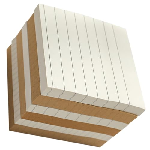ROMISBABA 6 Stück Tragbare Selbstklebende Notizzettel Abreißbare Memo Pads für To Do Listen Notizen und Erinnerungen Geeignet für Büro Schule und Zuhause von ROMISBABA