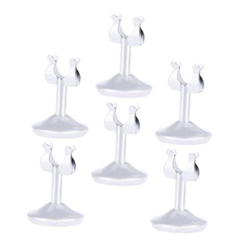ROMISBABA 6 Stück U Förmige Tischkartenhalter aus Edelstahl Vielseitige Nummernhalter für Menükarten Namensschilder Fotohalter und Notizzettel Stabile Aufsteller für Hochzeit Büro und ROMISBABA 6 Stück U Förmige Tischkartenhalter aus Edelstahl Vielseitige Nummernhalter für Menükarten Namensschilder Fotohalter und Notizzettel Stabile Aufsteller für Hochzeit Büro und von ROMISBABA