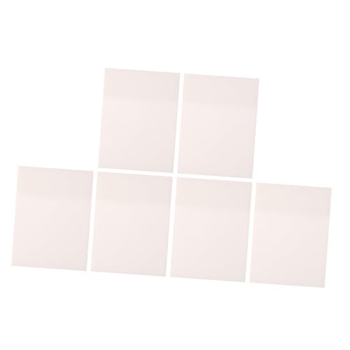 ROMISBABA 6 Stück Wasserdichte Klare Haftnotizen Große Selbstklebende Memo Pads Multifunktionale Notizzettel für Haushalt Büro und Schule Wiederbeschreibbar zum Beschriften und Erinnern ROMISBABA 6 Stück Wasserdichte Klare Haftnotizen Große Selbstklebende Memo Pads Multifunktionale Notizzettel für Haushalt Büro und Schule Wiederbeschreibbar zum Beschriften und Erinnern von ROMISBABA