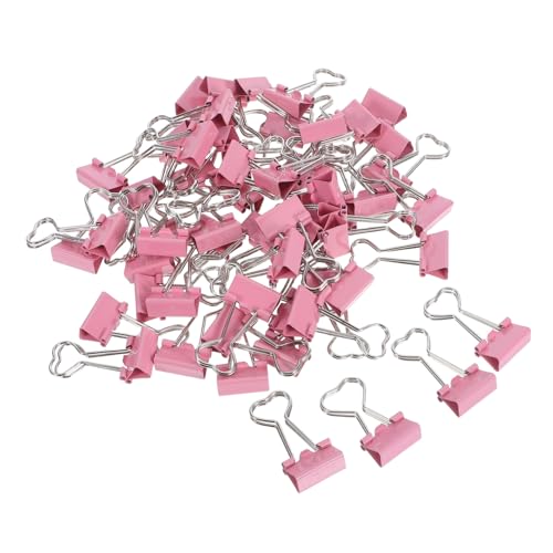 ROMISBABA 60 Stück Herzförmige Binder Clips Metall Papierklemmen mit Starkem Griff Mini Büroklammern für Notizen Briefe Schülerarbeiten und Dokumentenorganisation Zuhause und Büro ROMISBABA 60 Stück Herzförmige Binder Clips Metall Papierklemmen mit Starkem Griff Mini Büroklammern für Notizen Briefe Schülerarbeiten und Dokumentenorganisation Zuhause und Büro von ROMISBABA