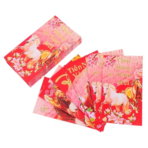 ROMISBABA 60 Stück Rote Umschläge Vietnamesisches Neujahr Jahr Des Pferdes Papier Hong Bao Geldumschläge Traditionelle Lunar Festtagsumschläge Für ROMISBABA 60 Stück Rote Umschläge Vietnamesisches Neujahr Jahr Des Pferdes Papier Hong Bao Geldumschläge Traditionelle Lunar Festtagsumschläge Für von ROMISBABA