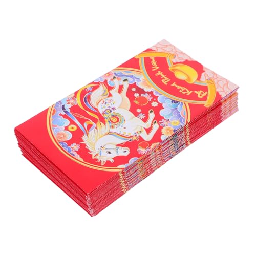 ROMISBABA 60 Stück Vietnamese Envelopes Horse Year Lunar Year Zodiac Money Packets Festive Hong Bao For Family Friends Spring Festival Celebration ROMISBABA 60 Stück Vietnamese Envelopes Horse Year Lunar Year Zodiac Money Packets Festive Hong Bao For Family Friends Spring Festival Celebration von ROMISBABA