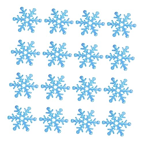 ROMISBABA 600 Stück 1 Satz Weihnachtsschneeflockenkonfetti weihnachten party decoratiuni craciun partyzubehör Partydekorationen Weihnachtsfeier zartes Konfetti exquisites Konfetti Stoff Blue von ROMISBABA
