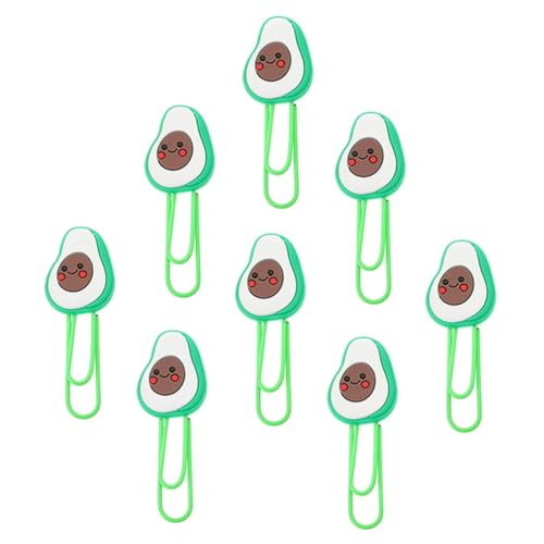 ROMISBABA 8 Stück Teiliges Avocado Büroklammern Papierklammern Klein Dekorativ für Dokumentenorganisation Büro Schule ROMISBABA 8 Stück Teiliges Avocado Büroklammern Papierklammern Klein Dekorativ für Dokumentenorganisation Büro Schule von ROMISBABA