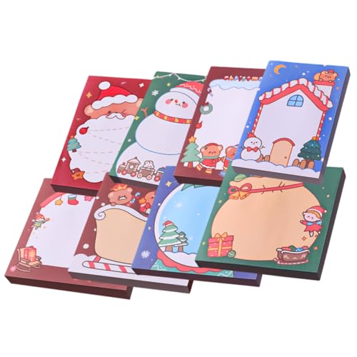 ROMISBABA 8 Stück Teiliges Weihnachts Notizblock mit Starken Selbstklebenden Vielseitigen Memo Aufklebern für Schule Büro Haushalt Kleine Kompakte Notizzettel für Vielseitigen Einsatz ROMISBABA 8 Stück Teiliges Weihnachts Notizblock mit Starken Selbstklebenden Vielseitigen Memo Aufklebern für Schule Büro Haushalt Kleine Kompakte Notizzettel für Vielseitigen Einsatz von ROMISBABA