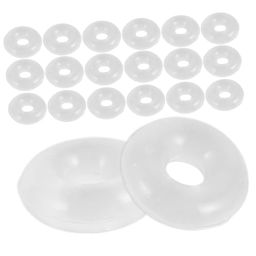 ROMISBABA 80 Stück Teiliges Transparentes Gummi Ring Rutschfester Stopper mit Spacer für Schlangenketten Armbänder Kompatibel mit Chamilia und Charm Bracelets von ROMISBABA