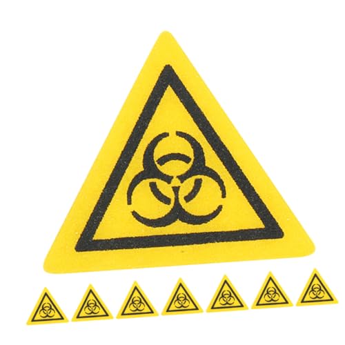ROMISBABA 8Stücke Warnaufkleber für Biologische Risiken Infektionswarnschilder Langlebige Biosicherheitszeichen für Laboranwendungen Sichere und Praktische Warnhinweise ROMISBABA 8Stücke Warnaufkleber für Biologische Risiken Infektionswarnschilder Langlebige Biosicherheitszeichen für Laboranwendungen Sichere und Praktische Warnhinweise von ROMISBABA