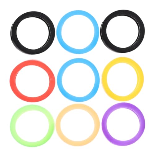 ROMISBABA 9 Stück Teiliges Flexible Silikon Schlüsselabdeckungen Elastische Schlüsselkappen zur Schlüsselkennzeichnung Schutz für Haus Autoschlüssel Leichte Langlebige Schlüsselorganizer ROMISBABA 9 Stück Teiliges Flexible Silikon Schlüsselabdeckungen Elastische Schlüsselkappen zur Schlüsselkennzeichnung Schutz für Haus Autoschlüssel Leichte Langlebige Schlüsselorganizer von ROMISBABA
