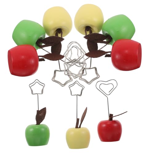 ROMISBABA 9 Stück Teiliges Holz Memo Clip mit Farbenfrohen Obst Stabiler Notizhalter für Fotos Karten und Nummernanzeigen Dekorativ für Büro Zuhause und Hochzeitstisch ROMISBABA 9 Stück Teiliges Holz Memo Clip mit Farbenfrohen Obst Stabiler Notizhalter für Fotos Karten und Nummernanzeigen Dekorativ für Büro Zuhause und Hochzeitstisch von ROMISBABA