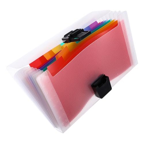 ROMISBABA Akkordeon Dateiorganizer aus Kunststoff Tragbarer Erweiterbarer Aktenordner mit Fächern für Dokumente Belege und Unterlagen Regenbogenfarben für Büro Schule und Zuhause ROMISBABA Akkordeon Dateiorganizer aus Kunststoff Tragbarer Erweiterbarer Aktenordner mit Fächern für Dokumente Belege und Unterlagen Regenbogenfarben für Büro Schule und Zuhause von ROMISBABA