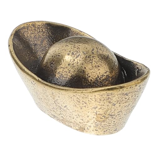 ROMISBABA Bronze Ingots Dekoration aus Messing Realistische Modellierung Langlebiges Ornament für Wohn und Bürodarstellung Stilvolles Desktop Dekor Praktisches für Erwachsene ROMISBABA Bronze Ingots Dekoration aus Messing Realistische Modellierung Langlebiges Ornament für Wohn und Bürodarstellung Stilvolles Desktop Dekor Praktisches für Erwachsene von ROMISBABA