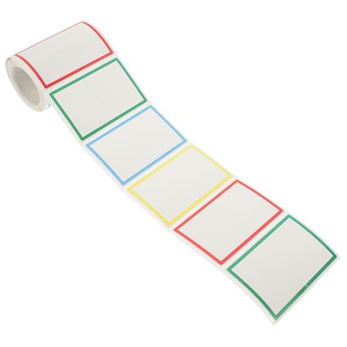 ROMISBABA Bunte Selbstklebende Namensaufkleber pro Klassifizierende Etiketten für Haushalt Büro Aufbewahrung und Beschriftung Sicheres Beschichtetes Papiermaterial Einfache Entfernung ROMISBABA Bunte Selbstklebende Namensaufkleber pro Klassifizierende Etiketten für Haushalt Büro Aufbewahrung und Beschriftung Sicheres Beschichtetes Papiermaterial Einfache Entfernung von ROMISBABA