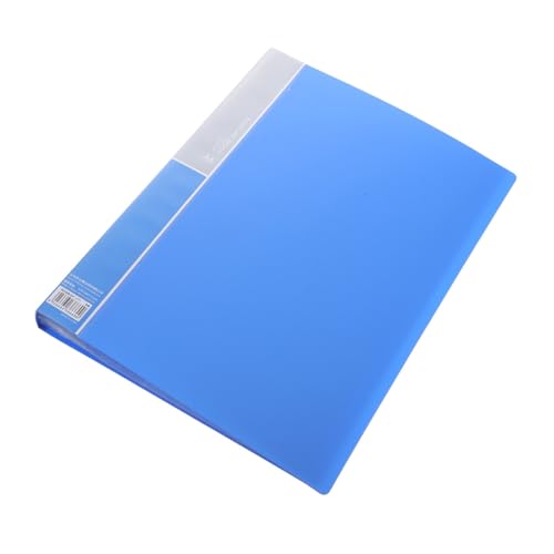 ROMISBABA Dokumentenordner Blau Kunststoff PP Taschen Leicht und Tragbar Aktenhalter für Schüler Büro Organisation und Aufbewahrung von Papieren und Belegen von ROMISBABA