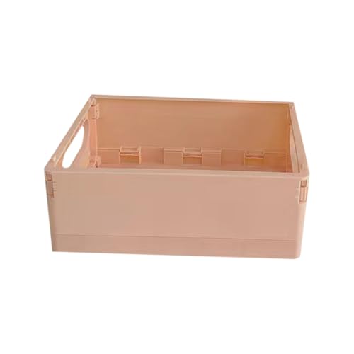 ROMISBABA Faltbarer Aufbewahrungskorb Book Storage Basket Organizer für Büro Schreibtisch Stapelbar Großer Sundries Organizer mit Glatten Kanten und Einfachem Reinigungskomfort von ROMISBABA