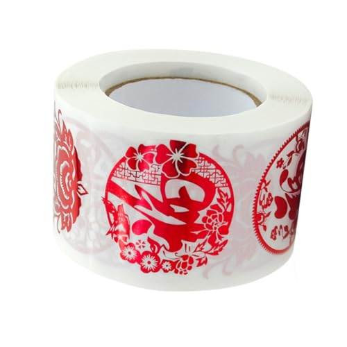 ROMISBABA Festliche Neujahrsaufkleber Selbstklebende Fu Zeichen Tapes für Geschenkverpackung Frühlingsfest Deko Umschlagversiegelung DIY Dekorationen ROMISBABA Festliche Neujahrsaufkleber Selbstklebende Fu Zeichen Tapes für Geschenkverpackung Frühlingsfest Deko Umschlagversiegelung DIY Dekorationen von ROMISBABA