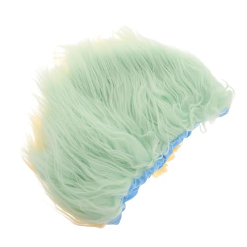 ROMISBABA Flauschiges Stirnband Grün Gelb Leichtes Bequemes Sport und Schul Event Haaraccessoire Vielseitiges Kostümzubehör für Karneval Mardi Gras und Halloween Geeignet für Altersgruppen von ROMISBABA