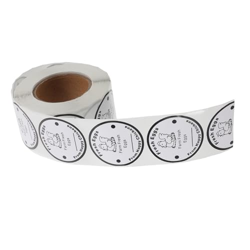 ROMISBABA Frische Eierkarton aufkleber Selbstklebende Farm Egg Labels Frische Eierverpackungsetiketten für Bauernmarkt und Heimgebrauch Haltbarkeit und Gewährleisten ROMISBABA Frische Eierkarton aufkleber Selbstklebende Farm Egg Labels Frische Eierverpackungsetiketten für Bauernmarkt und Heimgebrauch Haltbarkeit und Gewährleisten von ROMISBABA