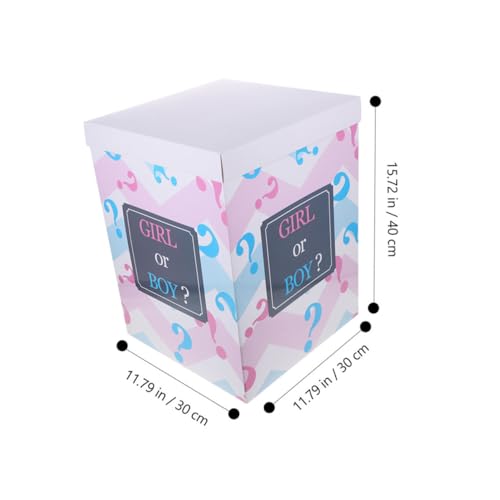 ROMISBABA Gender Reveal Ballonbox Set mit Rosa Konfetti Transparente Box für Jungen oder Mädchen Babyparty Deko Einfache Montage Festliche Enthüllung zur Schwangerschaftsankündigung ROMISBABA Gender Reveal Ballonbox Set mit Rosa Konfetti Transparente Box für Jungen oder Mädchen Babyparty Deko Einfache Montage Festliche Enthüllung zur Schwangerschaftsankündigung von ROMISBABA